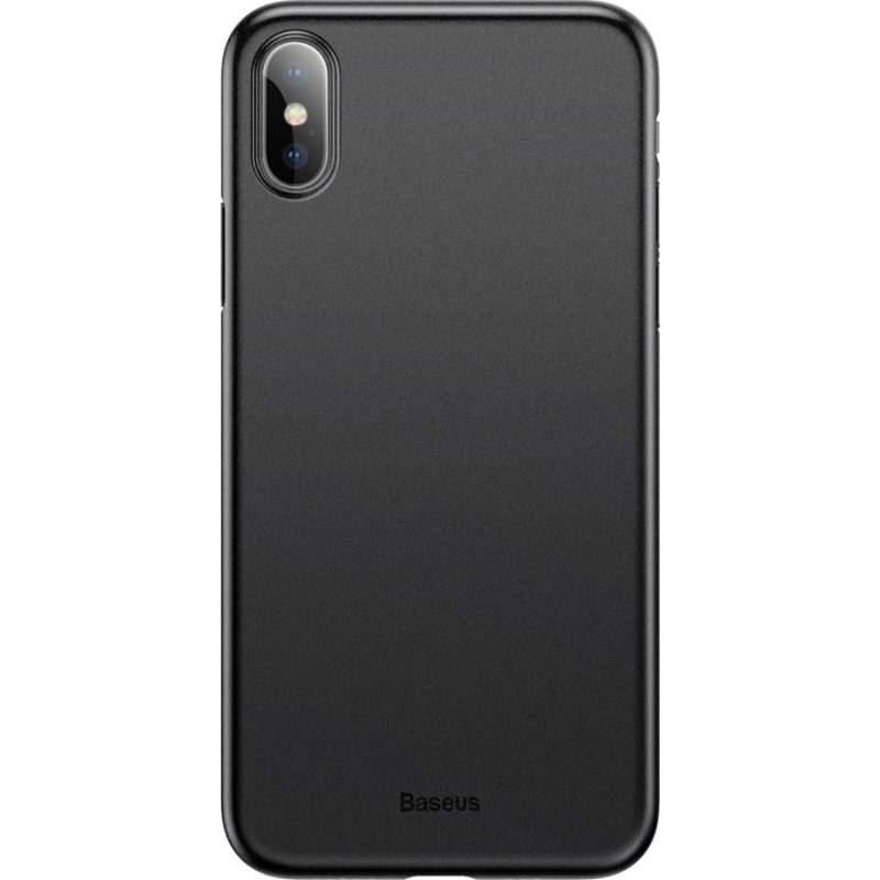 Baseus WIAPIPH58-EA1 Wing Case Ultra Thin Lightweight PP Cover for iPhone X / XS black - Photo 1