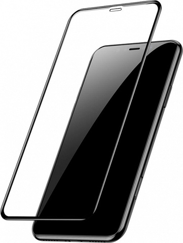 Baseus Full Face Tempered Glass Black (iPhone XR) - Photo 1