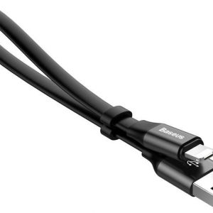 BASEUS cable 2in1 2A (Android/ iOS) black - Photo 1