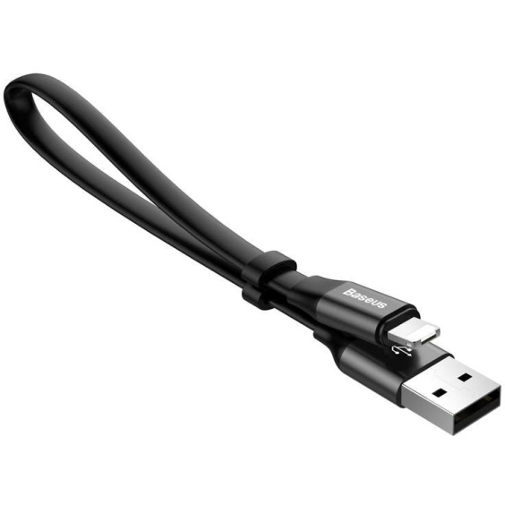 BASEUS cable 2in1 2A (Android/ iOS) black - Photo 1