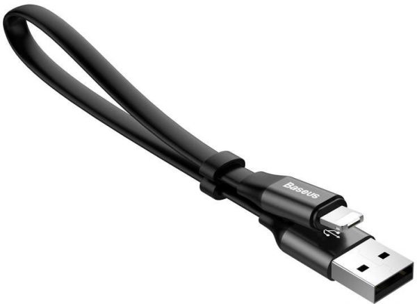 BASEUS cable 2in1 2A (Android/ iOS) black - Photo 1
